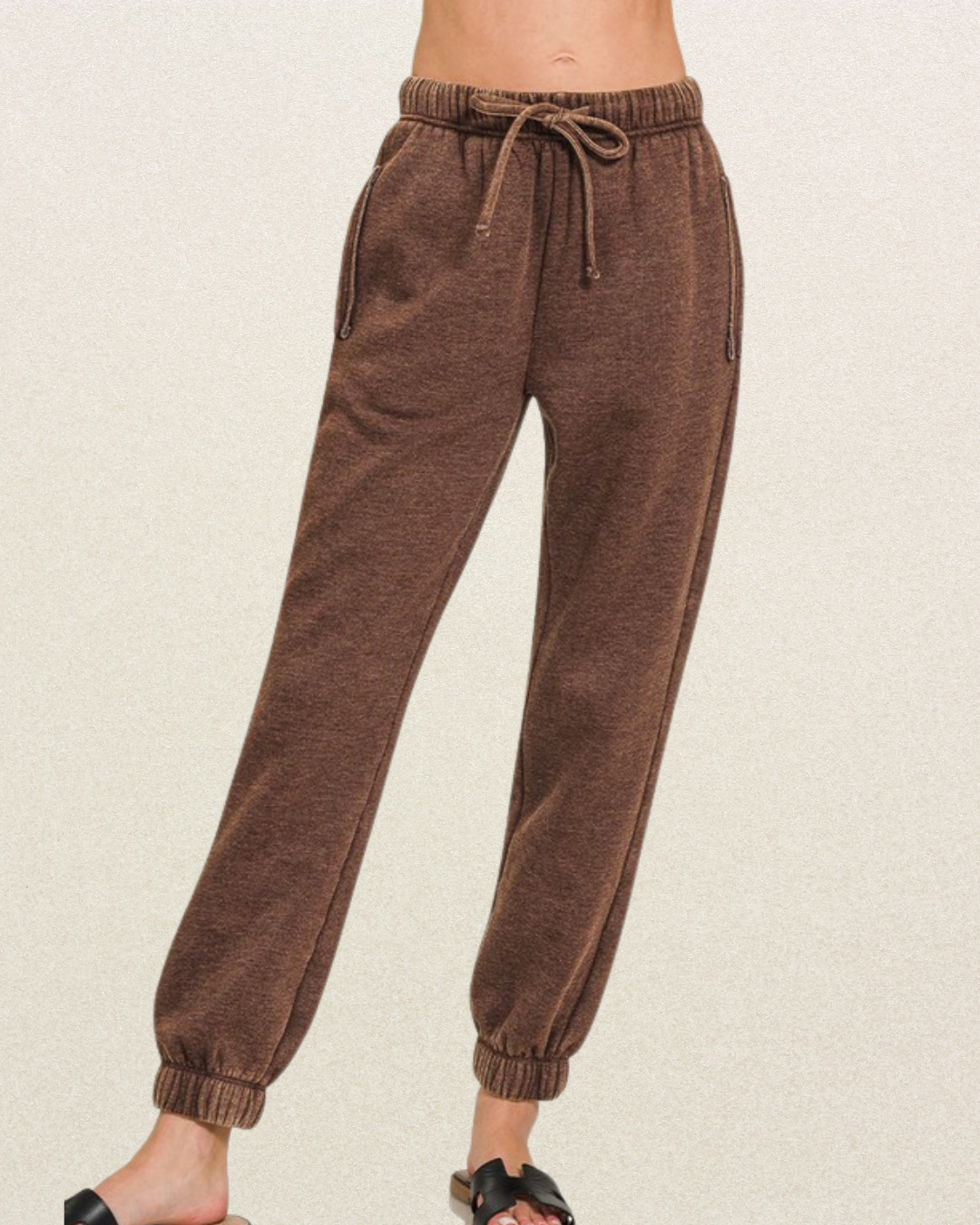 Kyra Acid Wash Joggers - FINAL SALE