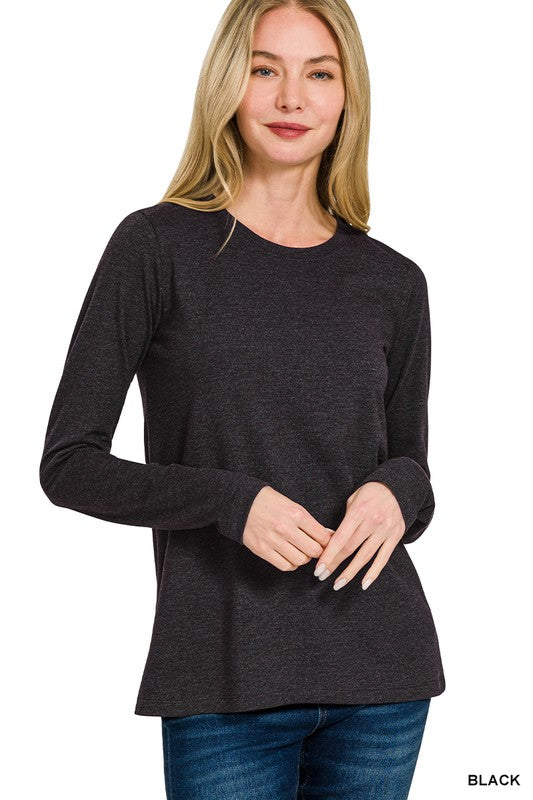 Essential Cotton Long Sleeve Tee