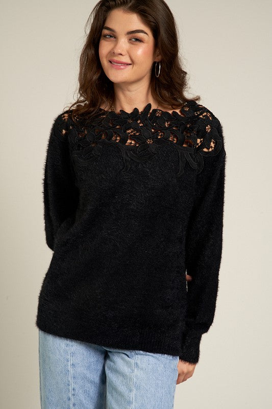 Vivienne Lace Sweater - FINAL SALE