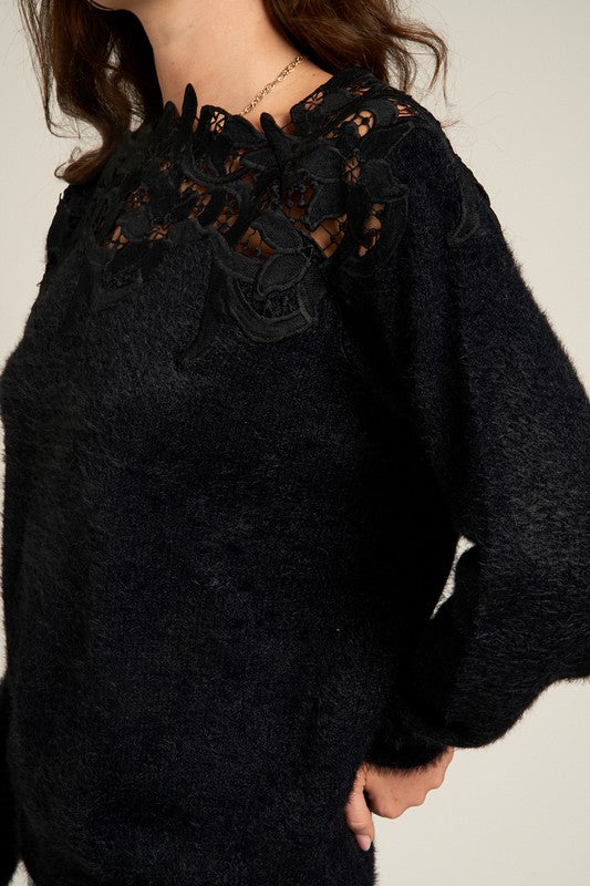 Vivienne Lace Sweater - FINAL SALE