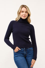 Arden Ribbed Turtleneck Sweater