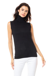 Mila Sleeveless Turtleneck Sweater