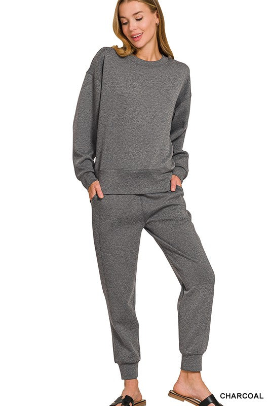 Velocity Scuba Crewneck Pullover & Joggers Set