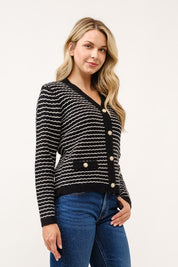 Dahlia Stripe Cardigan - FINAL SALE