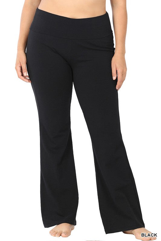 Elevate Foldover Yoga Flare Pants - FINAL SALE