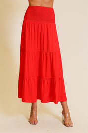 Azure Breeze Tiered Skirt - FINAL SALE