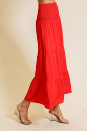 Azure Breeze Tiered Skirt - FINAL SALE