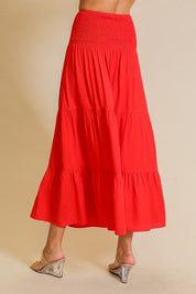 Azure Breeze Tiered Skirt - FINAL SALE