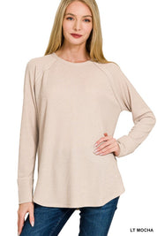 Rhea Waffle Long Sleeve