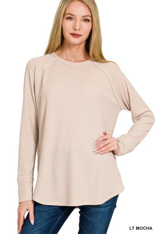Rhea Waffle Long Sleeve