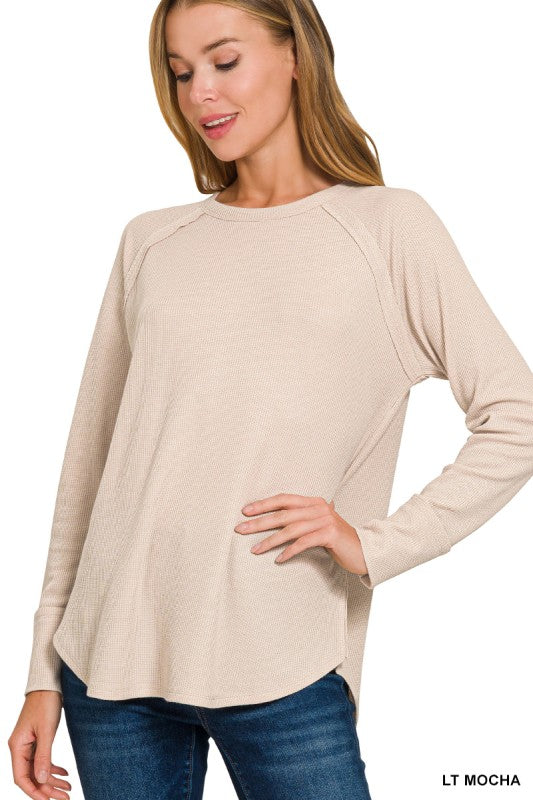 Rhea Waffle Long Sleeve