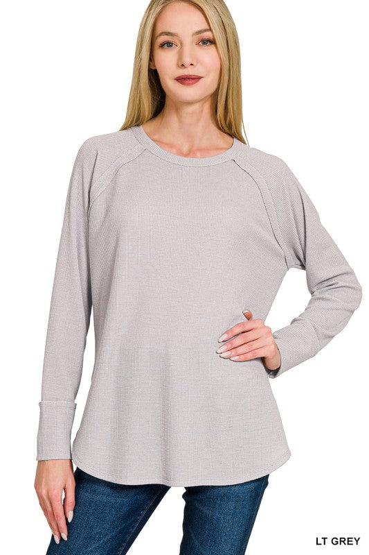 Rhea Waffle Long Sleeve
