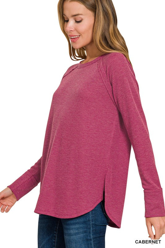 Rhea Waffle Long Sleeve