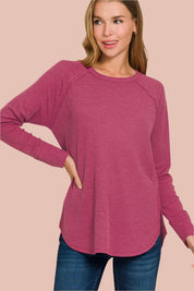 Rhea Waffle Long Sleeve