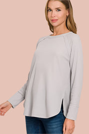 Rhea Waffle Long Sleeve