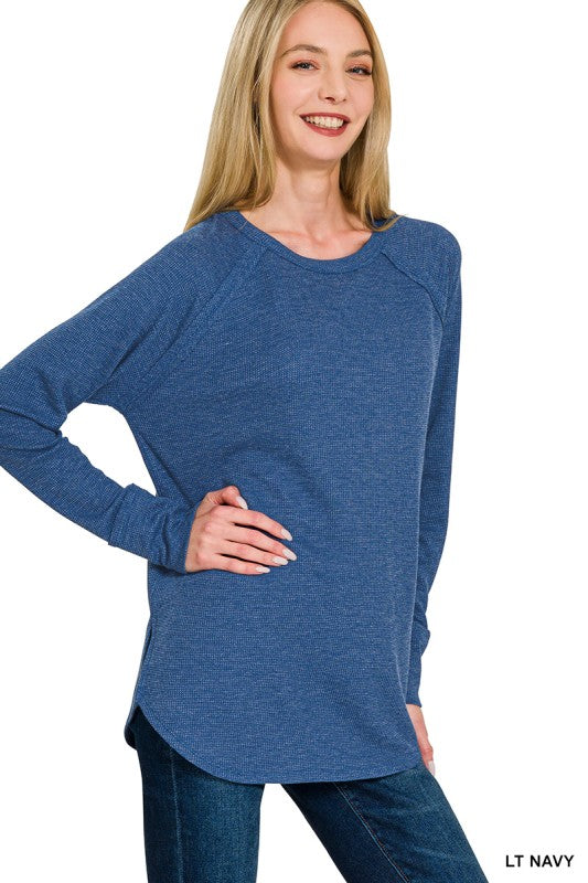 Rhea Waffle Long Sleeve