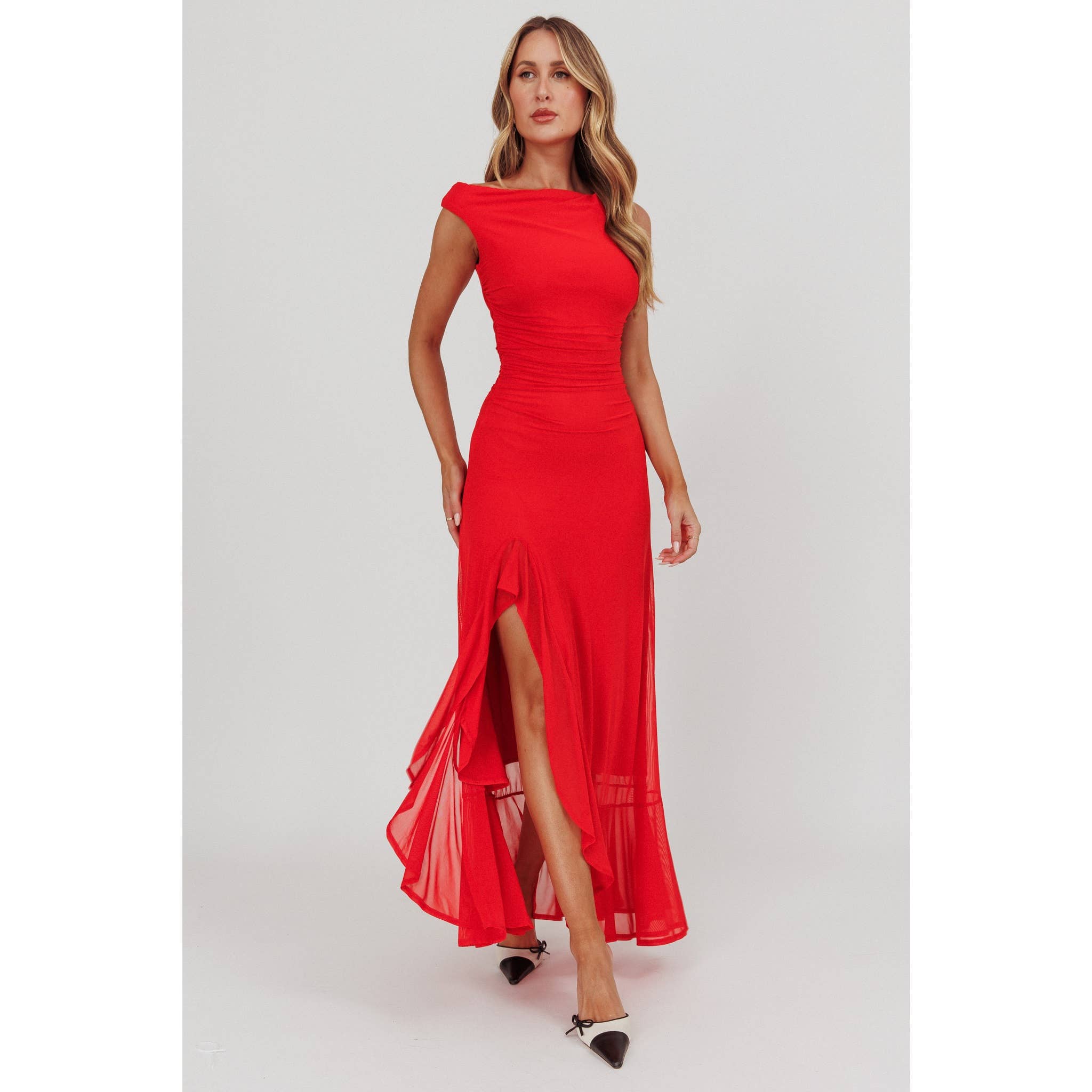 Solara One Shoulder Knit Maxi Dress Style Bar Solara One Shoulder Knit Maxi Dress Style Bar