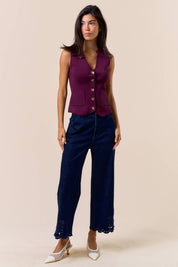 Breeze Knit Sweater Vest