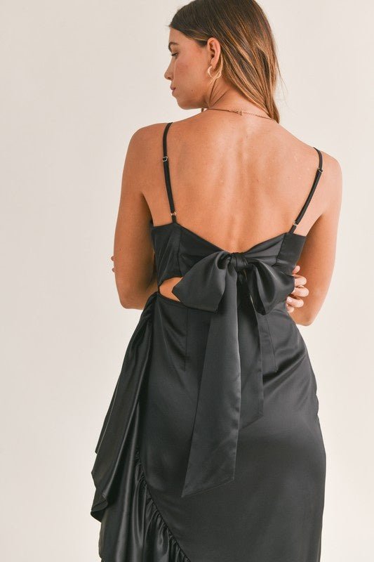 Avila Ruffle Hem Dress - Style Bar