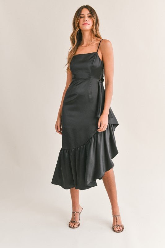 Avila Ruffle Hem Dress - Style Bar