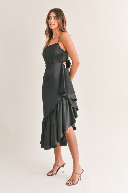Avila Ruffle Hem Dress - Style Bar