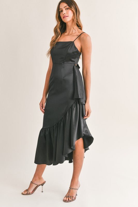 Avila Ruffle Hem Dress - Style Bar