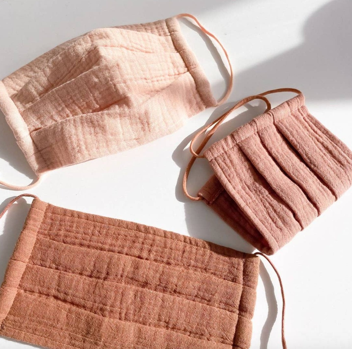Cotton Face Mask 3pk - Dusty Rose - Style Bar