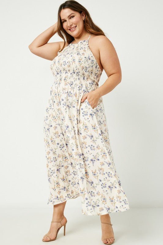 Iris Halter Neck Maxi Dress - Style Bar