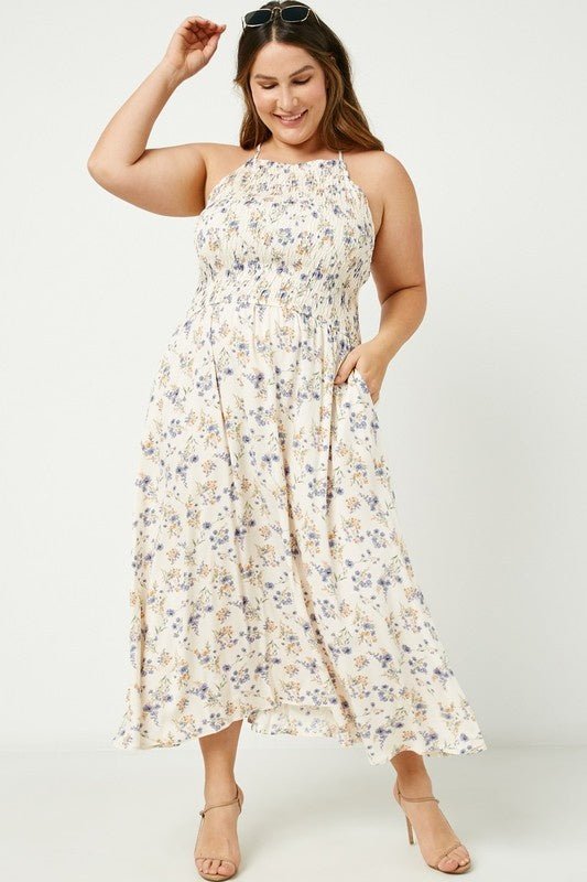 Iris Halter Neck Maxi Dress - Style Bar