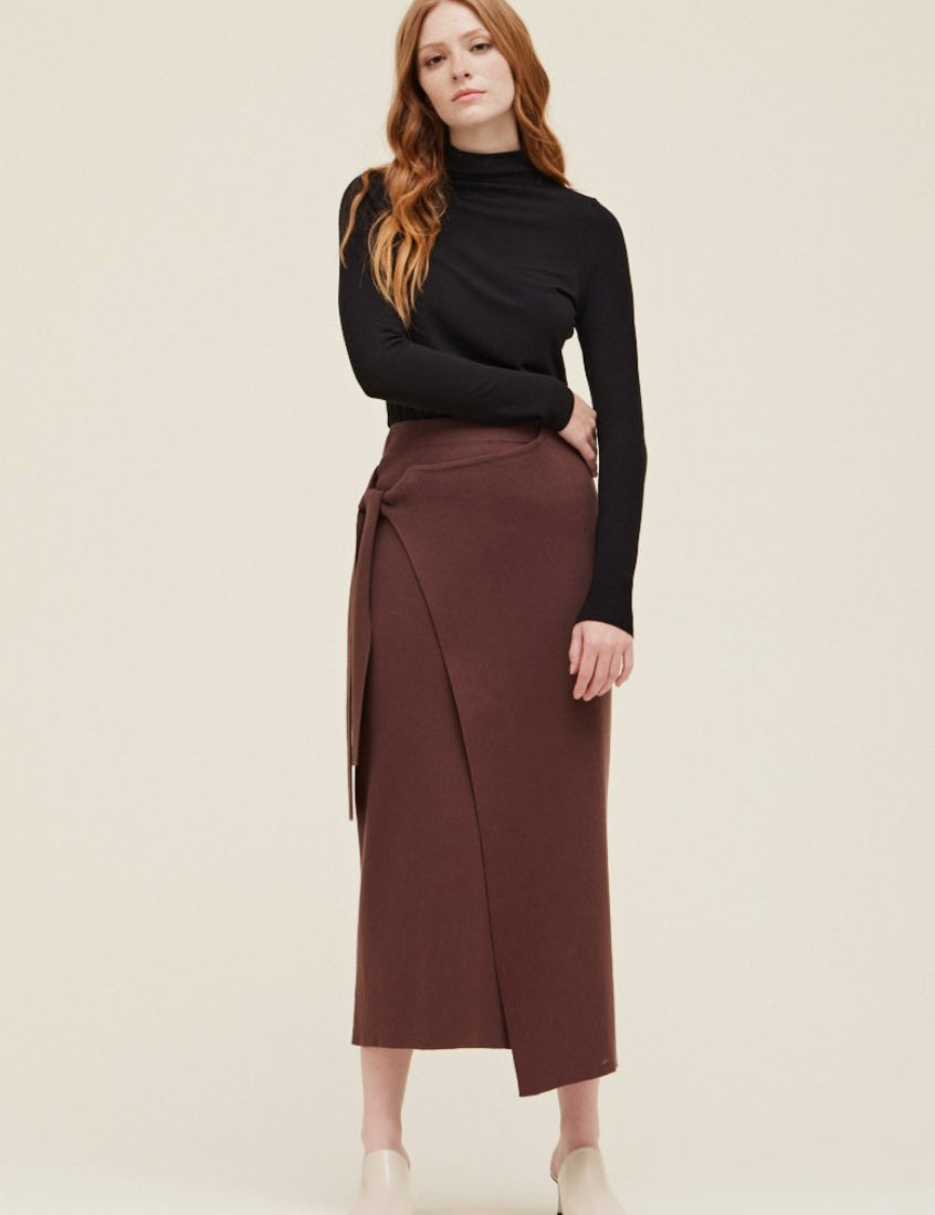 Keira Knit Wrap Skirt - Style Bar