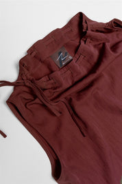 Noelle Cinched Mock Neck Top