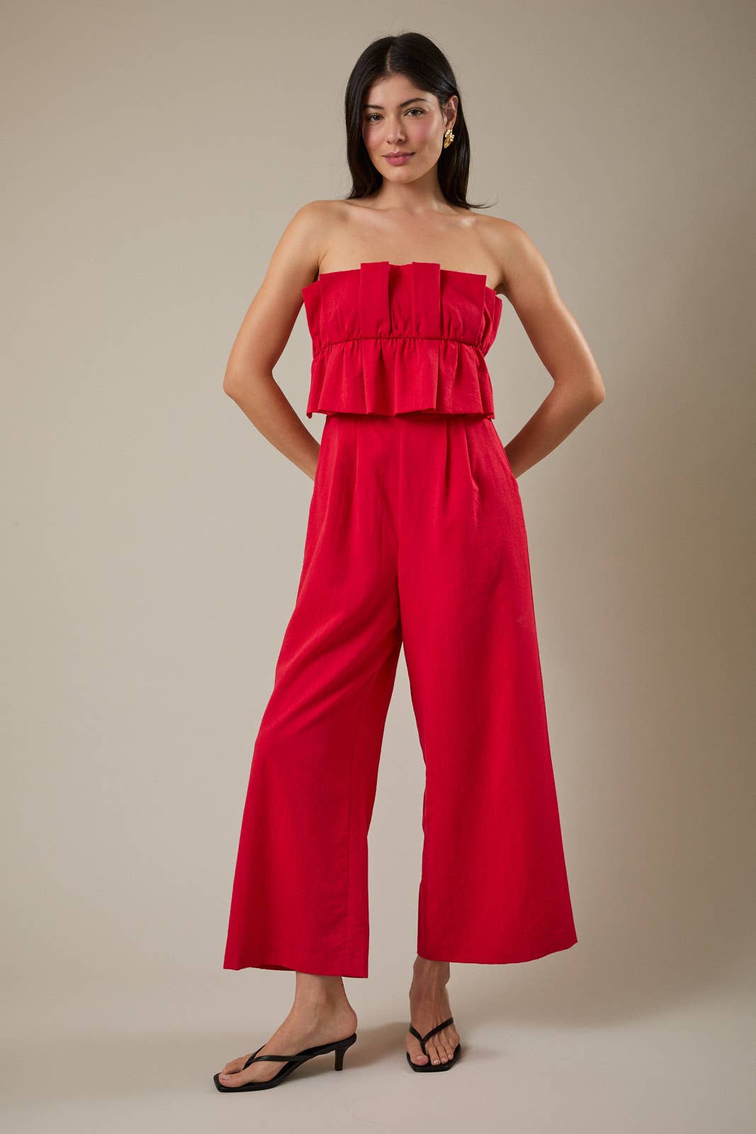 Celine Ruffle Jumpsuit