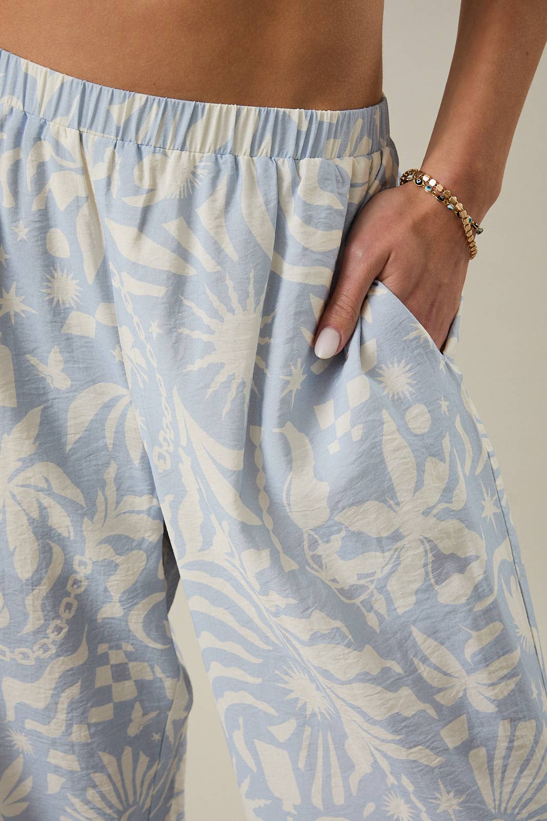 Liora Elastic Waist Pants