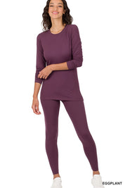 LuxeFit Brushed Microfiber Set
