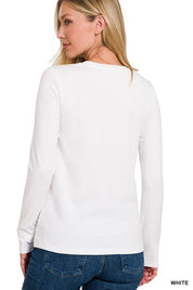 Essential Cotton Long Sleeve Tee