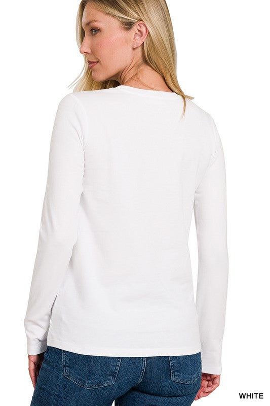 Essential Cotton Long Sleeve Tee