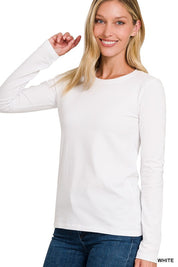 Essential Cotton Long Sleeve Tee