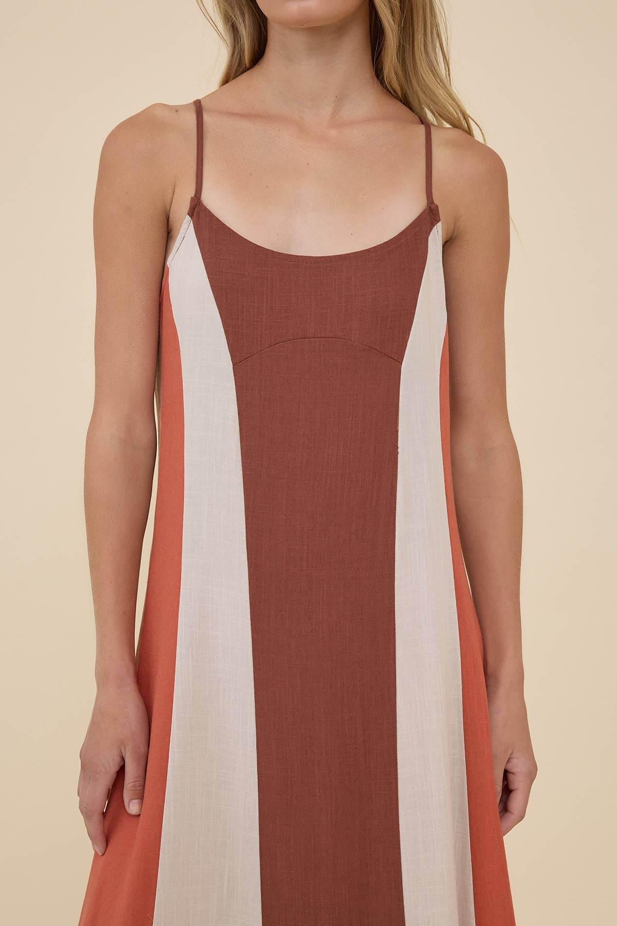 Sunset Stroll Colorblock Maxi Dress