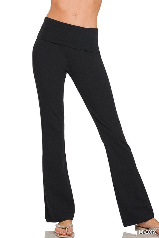 Elevate Foldover Yoga Flare Pants
