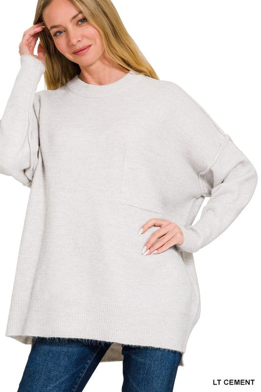 Noa Pocket Hem Sweater