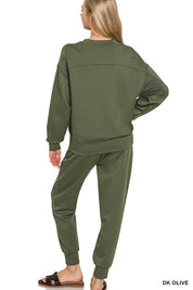 Velocity Scuba Crewneck Pullover & Joggers Set