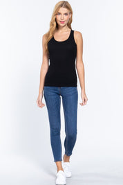Riley Ribbed Racerback Tank
