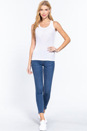 Riley Ribbed Racerback Tank