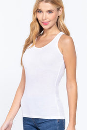 Riley Ribbed Racerback Tank