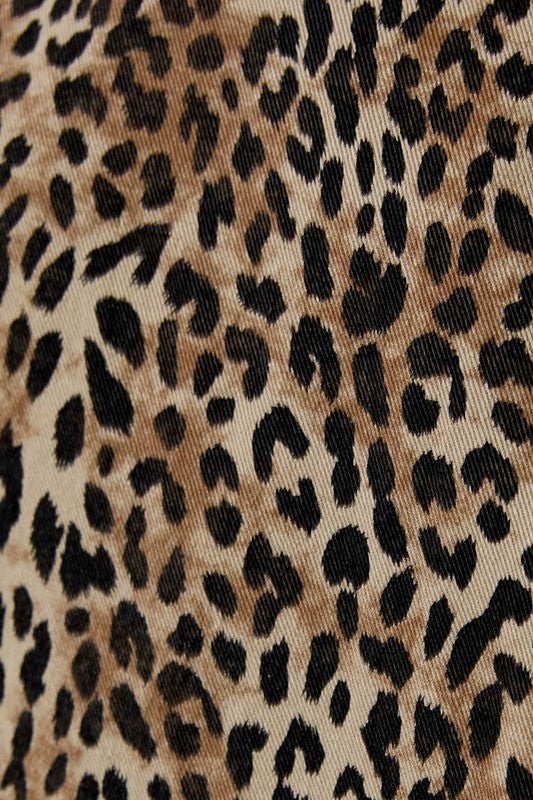 Wild Animal Print Shift Dress