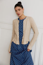 Lace Pointelle Knit Cardigan