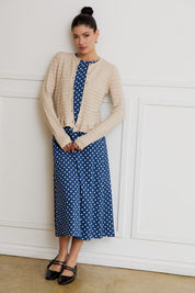 Lace Pointelle Knit Cardigan