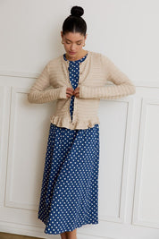 Lace Pointelle Knit Cardigan
