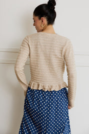 Lace Pointelle Knit Cardigan
