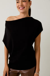 Drift Cowl Neck Knit Top